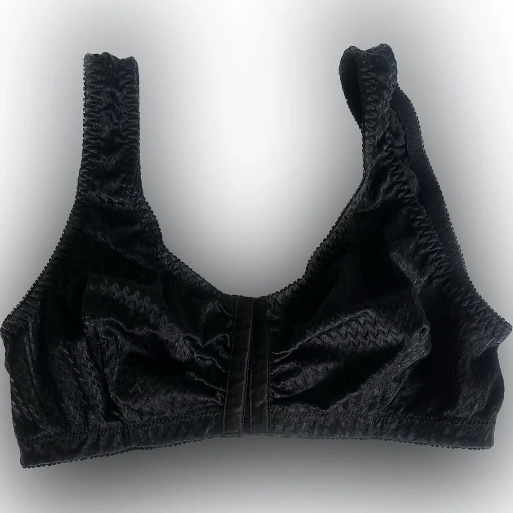 Medical black bra